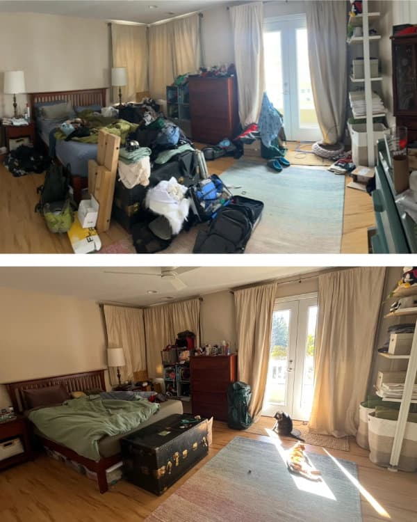 Bedroom — cleaned by Arunee in Pattaya