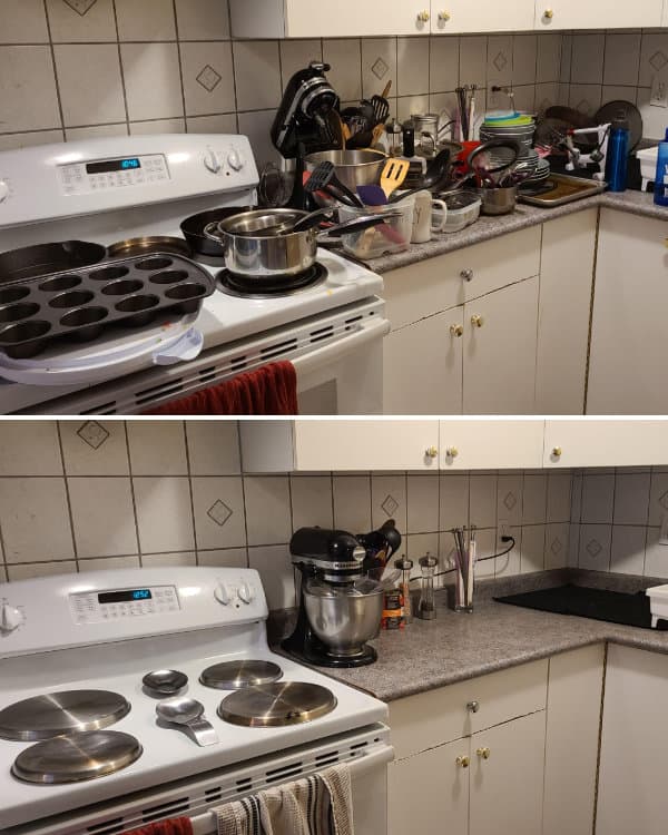 Kitchen — cleaned by Arunee in Pattaya